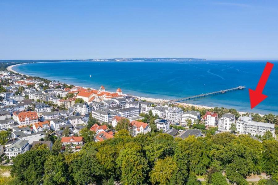 Direkt Am Strand Mit Meerblick Und Sauna - Fewo Strandidyll Binz Exterior photo